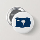 Zuid-Carolina Vlag Knop Ronde Button 5,7 Cm (Voorkant /achterkant)