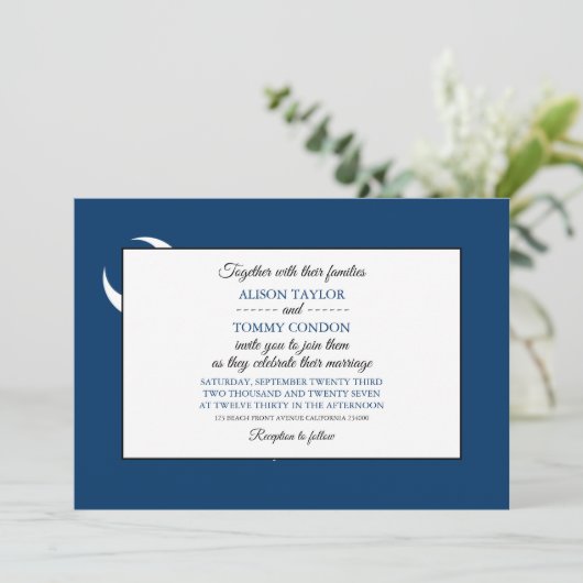 Zuid-Carolina Vlag, South Carolina bruiloft Kaart (Staand voorkant)