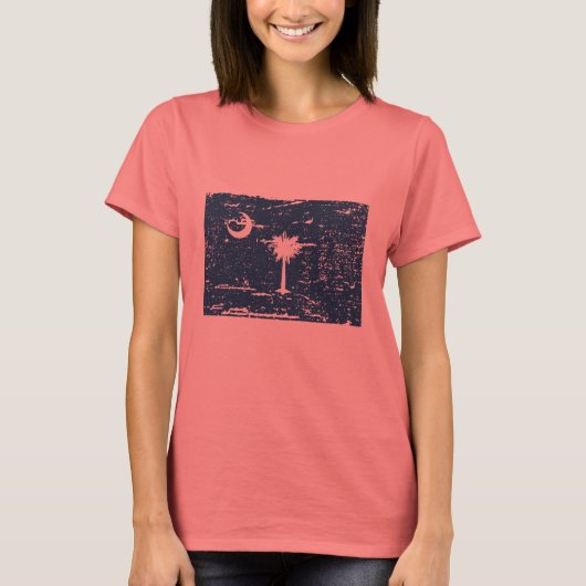  ZUID-CAROLINA-vlag T-shirt (Voorkant)