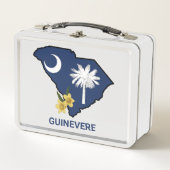 Zuid-Carolina Vlaggenstaat Bloem Geel Jessamine (Voorkant)