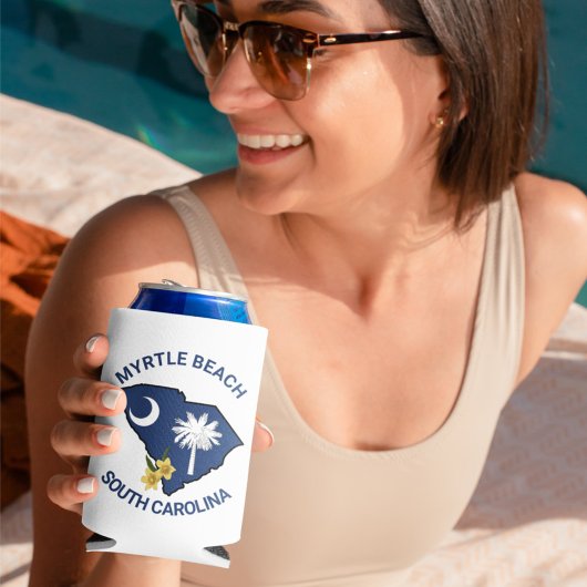 Zuid-Carolina Vlaggenstaat Bloem Geel Jessamine Blikjeskoeler