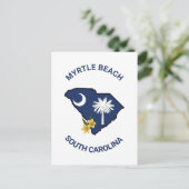 Zuid-Carolina Vlaggenstaat Bloem Geel Jessamine Briefkaart (Staand voorkant)