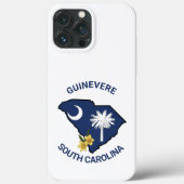 Zuid-Carolina Vlaggenstaat Bloem Geel Jessamine Case-Mate iPhone Case (Achterkant)