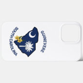 Zuid-Carolina Vlaggenstaat Bloem Geel Jessamine Case-Mate iPhone Case (Achterkant (horizontaal))