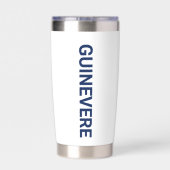 Zuid-Carolina Vlaggenstaat Bloem Geel Jessamine Geïsoleerde Drinkbeker (Achterkant)