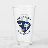 Zuid-Carolina Vlaggenstaat Bloem Geel Jessamine Glas (Voorkant)