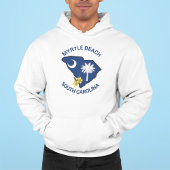 Zuid-Carolina Vlaggenstaat Bloem Geel Jessamine Hoodie