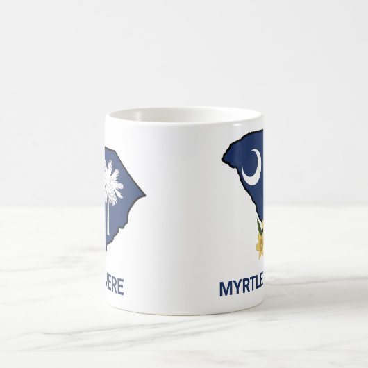 Zuid-Carolina Vlaggenstaat Bloem Geel Jessamine Koffiemok (Center)