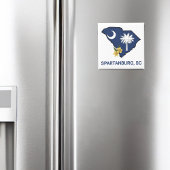 Zuid-Carolina Vlaggenstaat Bloem Geel Jessamine Magneet