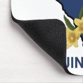 Zuid-Carolina Vlaggenstaat Bloem Geel Jessamine Muismat (Hoek)