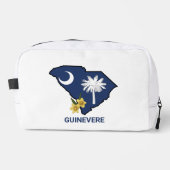 Zuid-Carolina Vlaggenstaat Bloem Geel Jessamine Toilettasje (Voorkant)