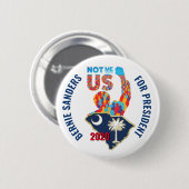 ZUID CAROLINA VOOR BERNIE RONDE BUTTON 5,7 CM (Voorkant /achterkant)