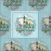 Zuid-Carolina vuurtoren Stof (Delen)