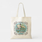 Zuid-Carolina vuurtoren Tote Bag (Achterkant)