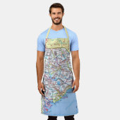 Zuid-Carolina wegenkaart apron Schort (Gedragen)