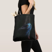 Zuid-Cassowary zwart tas (Dichtbij)