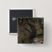 Zuid-Centraal Rusland Vierkante Button 5,1 Cm (Voorkant /achterkant)