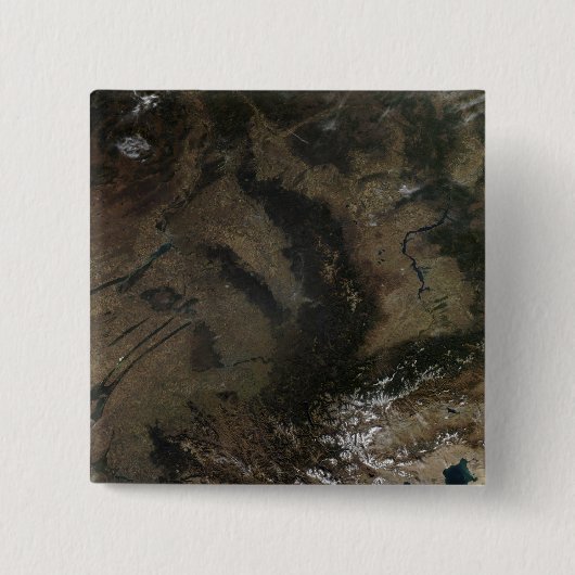 Zuid-Centraal Rusland Vierkante Button 5,1 Cm (Voorkant)