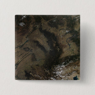 Zuid-Centraal Rusland Vierkante Button 5,1 Cm