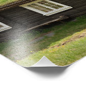 Zuid-dakkapje in Noorwegen, foto-afdruk Foto Afdruk (Hoek)