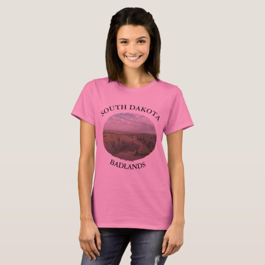 ZUID-DAKOTA BADLANDS T-SHIRT (Voorkant volledig)