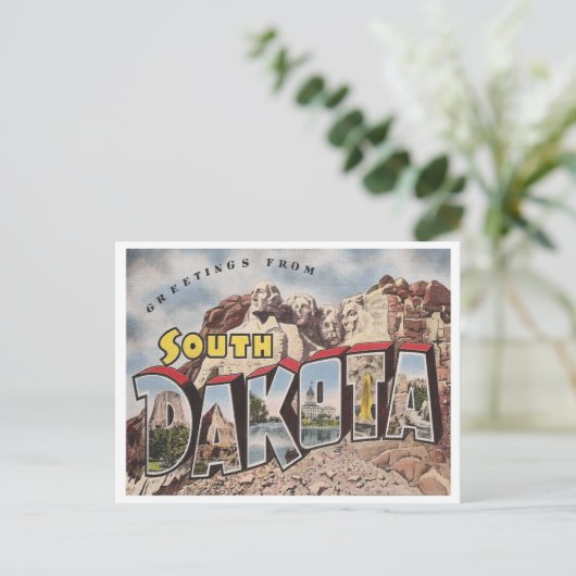  Zuid Dakota Briefkaart (Staand voorkant)
