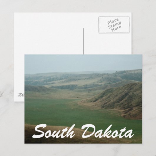 ZUID DAKOTA BRIEFKAART (Voorkant / Achterkant)
