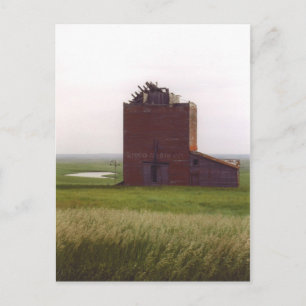 Zuid-Dakota Graanelevator Ansichtkaart Briefkaart