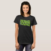 Zuid-Dakota Kaart Overzicht Verenigde Staten Ameri T-shirt (Voorkant volledig)