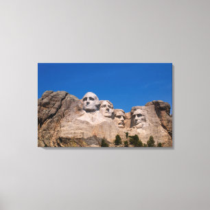 Zuid-Dakota, Keystone, Mount Rushmore Canvas Afdruk