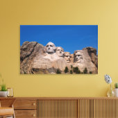 Zuid-Dakota, Keystone, Mount Rushmore Canvas Afdruk (Insitu (Woonkamer))