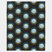 ZUID DAKOTA MOUNT RUSHMORE STAATSVLAG FLEECE DEKEN (Voorkant)