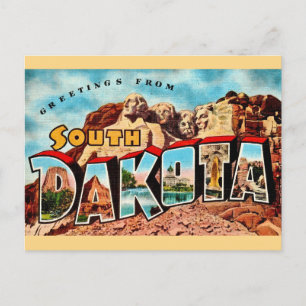 Zuid-Dakota Mt Rushmore Ansichtkaart Briefkaart
