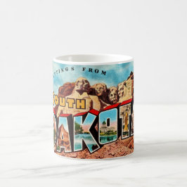 Zuid-Dakota Mt Rushmore Ansichtkaart Koffiemok