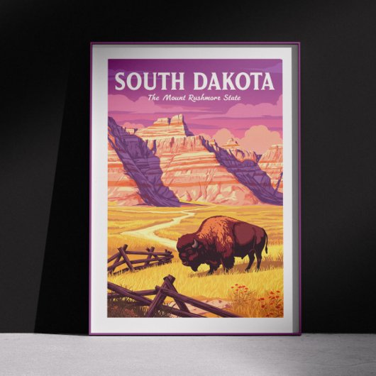  Zuid Dakota Poster