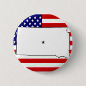 ZUID DAKOTA RONDE BUTTON 5,7 CM (Voorkant)