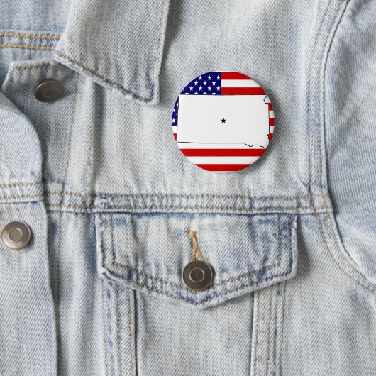 ZUID DAKOTA RONDE BUTTON 5,7 CM (In situ)