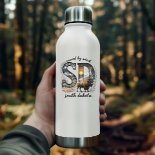 Zuid-Dakota staatsticker Bizon Wilderness Art Sticker