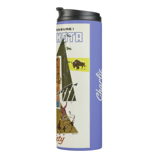 Zuid Dakota Verenigde Staten, aangepaste naam tum Thermosbeker (Geroteerd rechts)