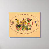 Zuid-Dakota Wilde Bloemen Canvas Afdruk (Voorkant)