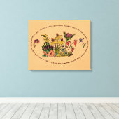 Zuid-Dakota Wilde Bloemen Canvas Afdruk (Insitu (Houten vloer))