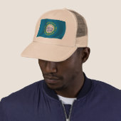 Zuid-Dakotavlag Hoed Trucker Pet (In situ)