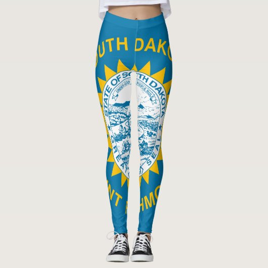 Zuid-Dakotavlag Leggings (Voorkant)