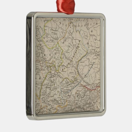 Zuid-Donaulanden Metalen Ornament (Rechts)