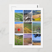 Zuid-Downs Briefkaart (Voorkant / Achterkant)