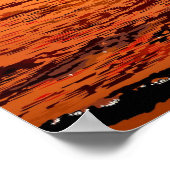 Zuid-eiland-565242. FANTASY TROPICAL AVOND PALM Poster (Hoek)