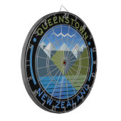 ZUID-EILAND KENT NIEUW ZEELAND DARTBOARD DARTBORD (Voorkant Links)