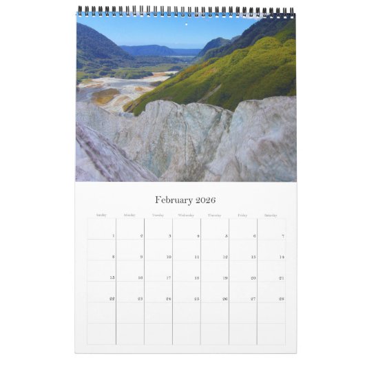 zuid - eiland - nieuw - zeeland kalender (Feb 2026)
