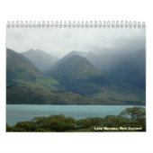 Zuid-eiland, Nieuw-Zeeland Kalender (Hoes)