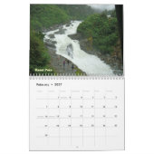 Zuid-eiland, Nieuw-Zeeland Kalender (Feb 2027)